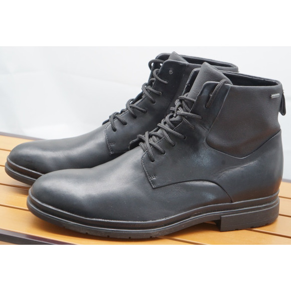 Men’s Boots Clark’s London Pace Gore-Tex Leather Size US10 - Picture 2 of 12